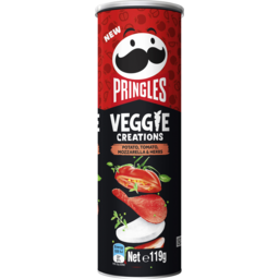 Photo of Pringles Veggie Creations Potato, Tomato, Mozzarella & Herbs 119g