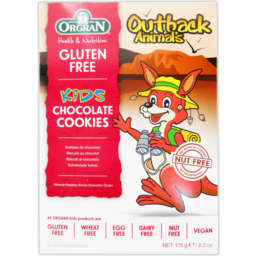 Photo of Orgran Gluten Free Kids Outback Animals Chocolate Cookies 175g