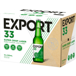 Photo of Export 33 15x330ml Bottles
