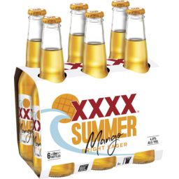 Photo of XXXX Summer Bright Lager With Mango 6x330ml Bottle 6.0x330ml