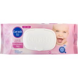 Photo of Curash Baby Care Fragrance Free Baby Wipes 80 Pack