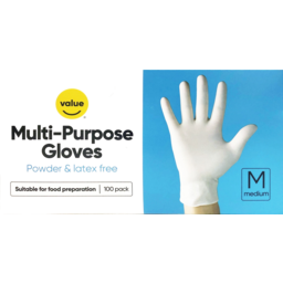 Photo of Value Gloves Disposable Medium 100 Pack