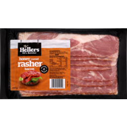 Photo of Hellers Honey Cured Rasher Bacon