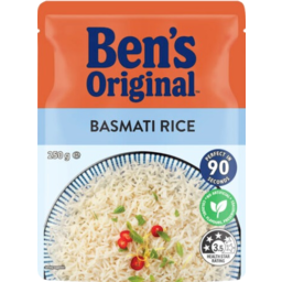 Photo of Bens Original Plain Basmati Rice Pouch 250g