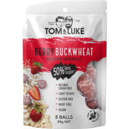 Photo of Tom & Luke Berry Buckwheat Reduced Sugar Snackaballs 88g