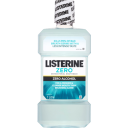 Photo of Listerine Zero Alcohol Antibacterial Mouthwash 1l