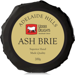 Photo of Udder Delights Ashed Brie 200g