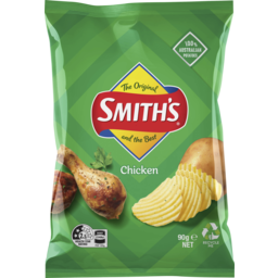 Photo of Smith's Crinkle Cut Potato Chips Chicken 90g