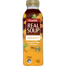 Photo of Campbell's Real Soup Immunity Pumpkin With Turmeric 515gm