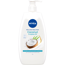 Photo of Nivea Coconut & Jojoba Oil Rich Lather Body Wash 1l