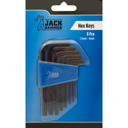 Photo of Jack Hammer Hex Key Set 1.5mm - 6mm 8 Pieces