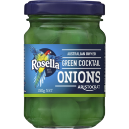 Photo of Rosella Aristocrat Green Cocktail Onions 150g