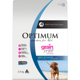 Photo of Optimum Grain Free Adult All Breeds 18 Months - 7 Years With Chicken & Vegetables Dry Dog Food