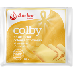 Photo of Anchor Cheese Slice Colby 250g