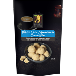 Photo of Byron Bay Cookies White Choc Macadamia Cookie Bites 100gm