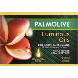 Photo of Palmolive Luminous Oils Far North Queensland Frangipani & Coconut Cream Body Bar