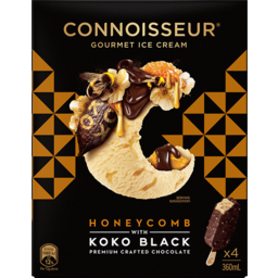 Photo of Connoisseur Honeycomb with KoKo Black Icecreams 4pk