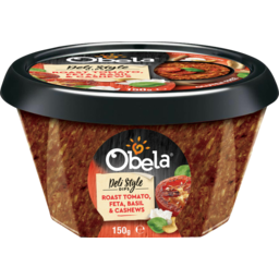 Photo of Obela Deli Style Dips Roast Tomato Basil & Cashews 150g