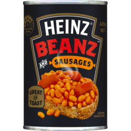 Photo of Heinz Beanz Baked Beans And Sausages