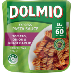 Photo of Dolmio Express Pasta Sauce Tomato, Onion & Roast Garlic