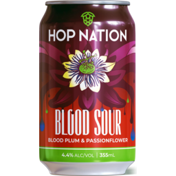 Photo of Hop Nation Brewing Co. Blood Sour Blood Plum & Passionflower 4pk