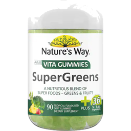 Photo of Natures Way Super Greens Gummies 90 Pack