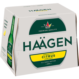 Photo of Haagen Citrus 330ml Bottles 12 Pack