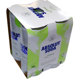 Photo of Absolut Lime & Soda Can
