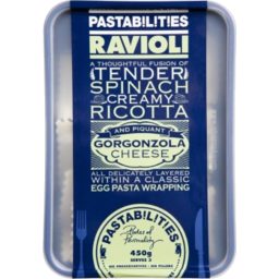 Photo of Pastabilities Ravioli Spin Ricotta Gorgonzola 450g