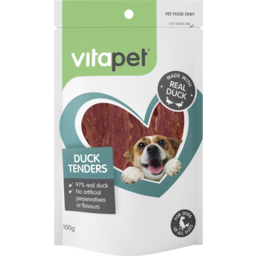 Photo of Vita Pet Duck Tenders For Dogs 100g