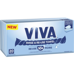 Photo of Viva Rinse & Re-Use Towel 20 Sheets 