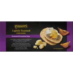 Photo of Arnott's Lightly Toasted Crackers Parmesan & Caramelised Onion