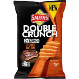 Photo of Smith's Double Crunch Potato Chips Ultimate BBQ Ribs 150g 150g