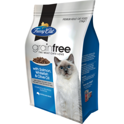 Photo of Fussy Cat Grain Free With Salmon, Whitefish & Olive Oil Dry Cat Food 2.5kg