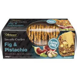 Photo of Ob Finest Crackers Fig & Pistachio Gluten Free