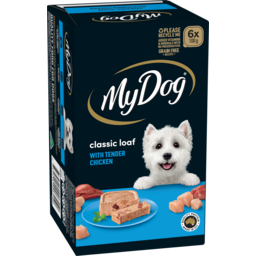 Photo of My Dog Wet Dog Food Chicken Supreme Meaty Loaf 6x100g Trays 6.0x100g