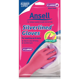 Photo of Ansell Silverlined Extra Large Gloves 1 Pair