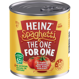 Photo of Heinz® Spaghetti The One For One 220g