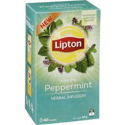 Photo of Lipton Tea Bag Herb Peppermint 40s