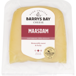 Photo of Barrys Bay Cheese Maasdam 125g