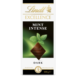 Photo of Lindt Excellence Mint Intense Dark Chocolate 100g