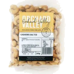 Photo of Orchard Valley Cashews Salted 250g