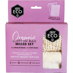 Photo of EVER ECO Cotton Bag Mixed Set 4 Pack