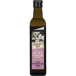 Photo of Squeaky Gate Growers Co. The Strong One Australian Extra Virgin Olive Oil 375ml