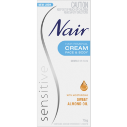 Photo of Nair Face & Body Sensitive With Moisturising Sweet Almond Oil Hair Removal Cream