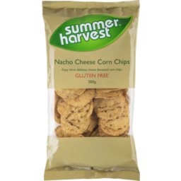 Photo of Summer Harvest Corn Chips Nacho Cheese Gluten Free 200g