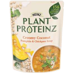 Photo of Heinz Plant Proteinz Creamy Coconut Pumpkin & Chickpea Soup 330g