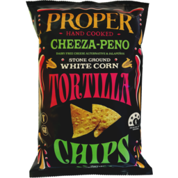 Photo of Proper Crisps - Tortilla Chips Cheeza-Peno 150g