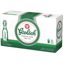 Photo of Grolsch Premium Lager Swing Top Bottles