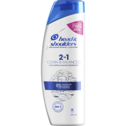 Photo of Head & Shoulders Clean & Balanced Anti Dandruff 2in1 Shampoo And Conditioner 350ml